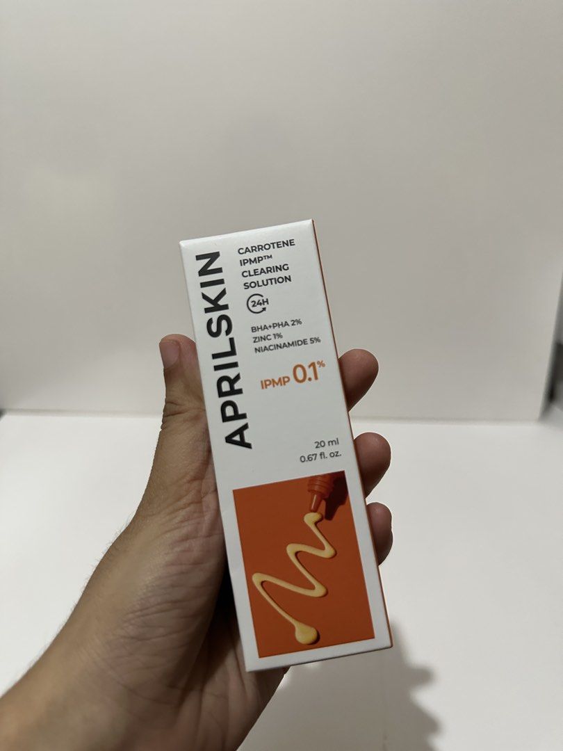 Aprilskin Carrotene IPMP Clearing Solution (Category: Face Care) located in Quezon City. Submitted by stuffzxonsale (Listing ID 1451885663, Image 1). Description: Brand New Authentic OG Price 899-1k RFS - declutter Mop - gcash/gotyme DEL - ggx lalamove jnt PM FOR INQUIRIES.