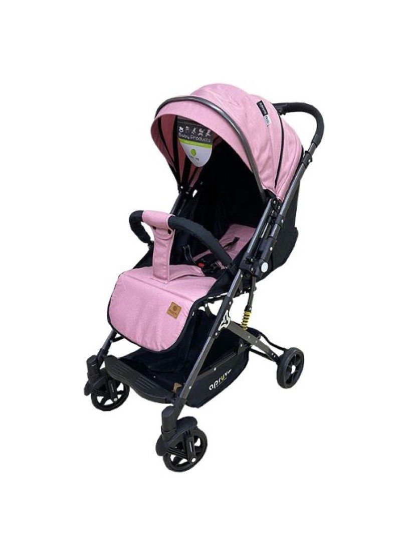 Apruva Ahti Reversible Compact Stroller SE111 (Pink) (Category: Strollers) located in Paranaque City. Submitted by avamalditaaa (Listing ID 1451822145, Image 1). Description: Original price: 8,399 Now: 4,000 Free: Stroller Pad .