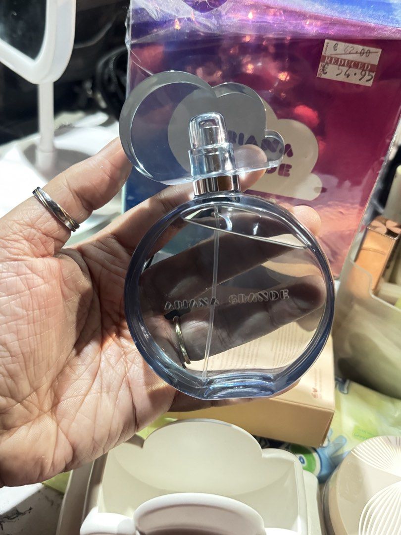 Ariana Grande Cloud 100ml (Category: Fragrance & Deodorants) located in San Pedro. Submitted by plusizzforless.ph (Listing ID 1451843099, Image 3). Description: Ariana Grande Cloud 100ml A few sprays missing Bought from Europe 100% Authentic Rfs: Not compatible with my body chemistry Loc: San pedro Laguna Can do Lalamove/JNT.