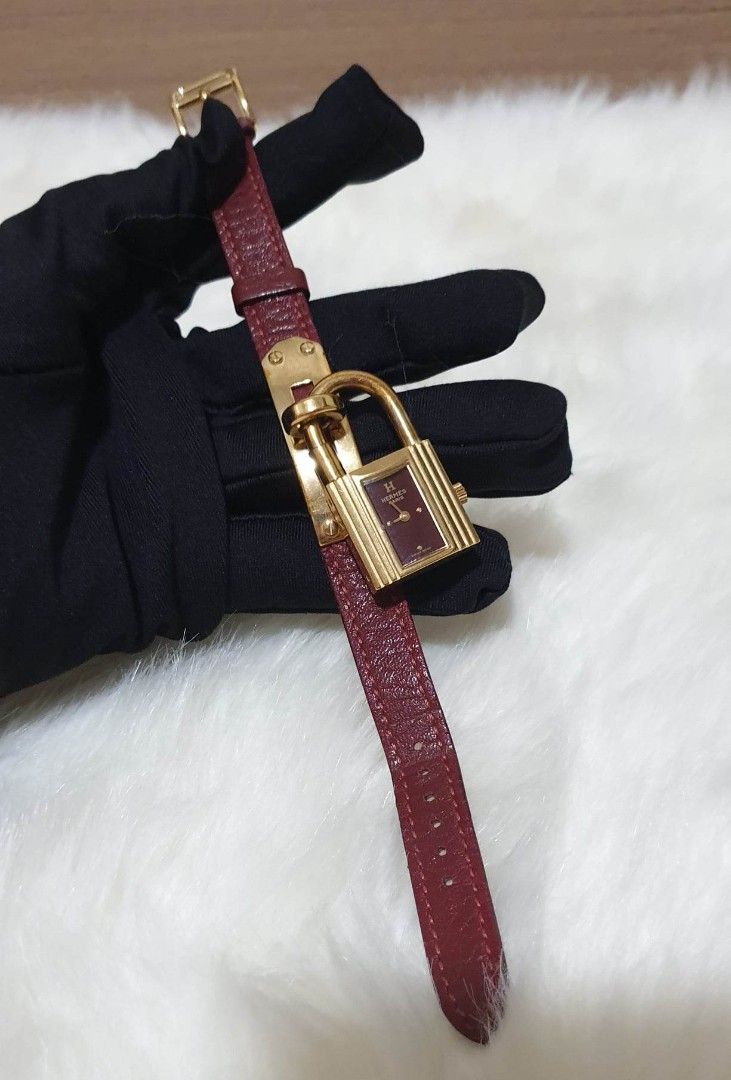 Authentic Hermes Kelly watch (Category: Luxury Watches) located in Pasig City. Submitted by castlescollections (Listing ID 1451726357, Image 2). Description: Guaranteed Authentic Hermes Kelly Watch.