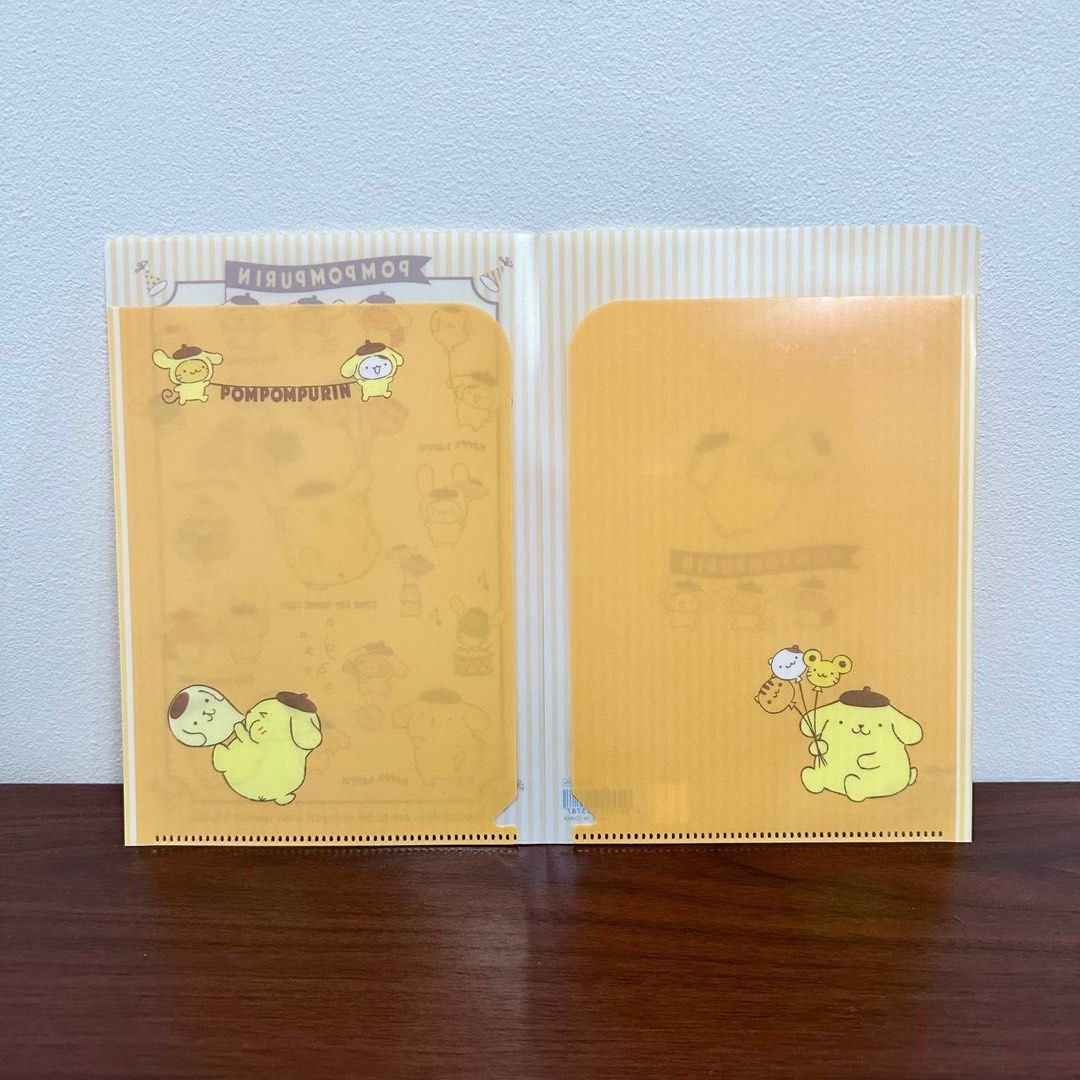 [Authentic] Sanrio Pompompurin Clear Ticket Receipt Folder Document File Organizer Japan (Category: Stationery & School Supplies) located in Quezon City. Submitted by brandedusagoodies (Listing ID 1451873244, Image 2). Description: Authentic Sanrio Pompompurin clear folder featuring Pompompurin and friends celebrating with balloons and party decorations. Great for organizing school papers, worksheets, documents, certificates, and notes. Features 