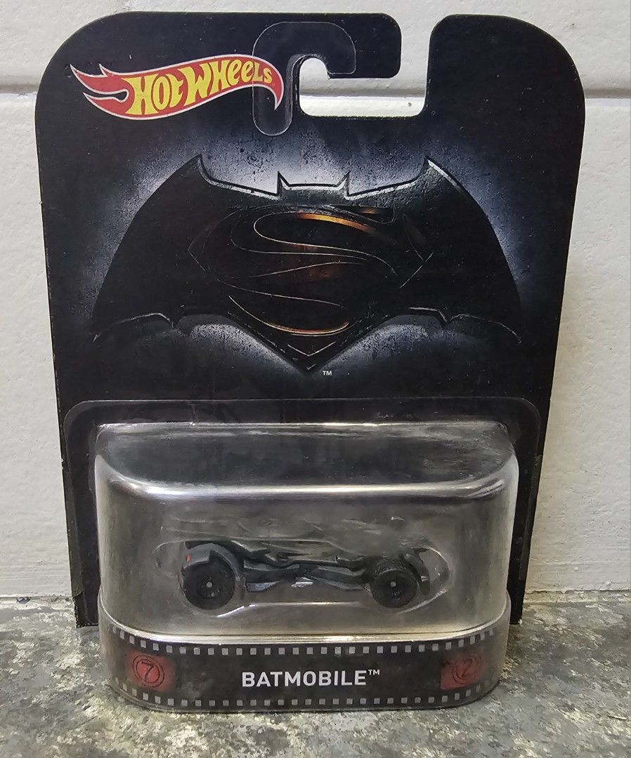 BVS BATMOBILE - 2015 Hot Wheels Retro Entertainment Series (Category: Vehicle & Diecast Models) located in Quezon City. Submitted by charliebrown_olx (Listing ID 1451864407, Image 1). Description: BATMAN V SUPERMAN, BACK TO THE FUTURE DELOREAN TIME MACHINE, A-TEAM VAN, KITT • New, Factory Sealed • Near-Mint Card, WYSIWYG • Sorry Last Price Already ▪︎ Pickup only at Obudan St Brgy Manresa QC (D.Tuazon St/Banawe St) ▪︎ Shipping thru J&T only ▪︎ GCa