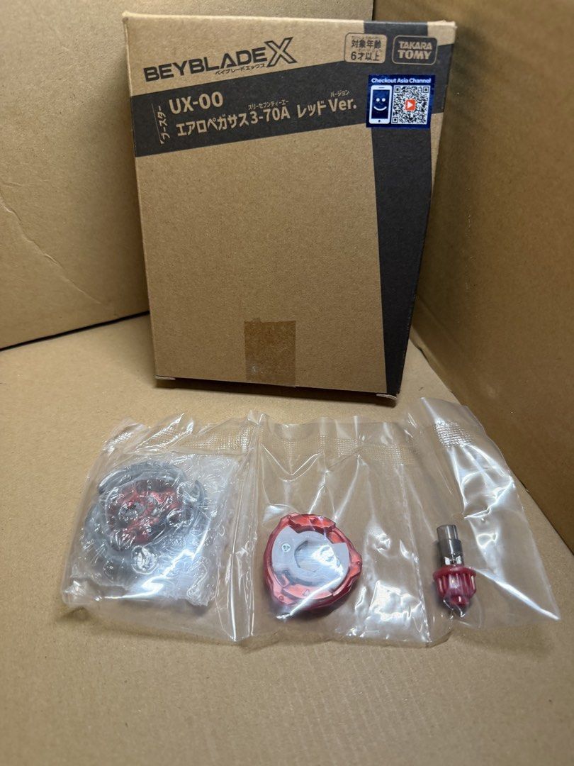 Beyblade X UX-00 紅色 空力天馬 港版有code 爆旋陀螺 （分類：動作及對戰玩具）位於 Hong Kong。 由 hellobaby.hk 提交（商品編號 1451868256，圖片 1）。簡介： 全新港版有code。