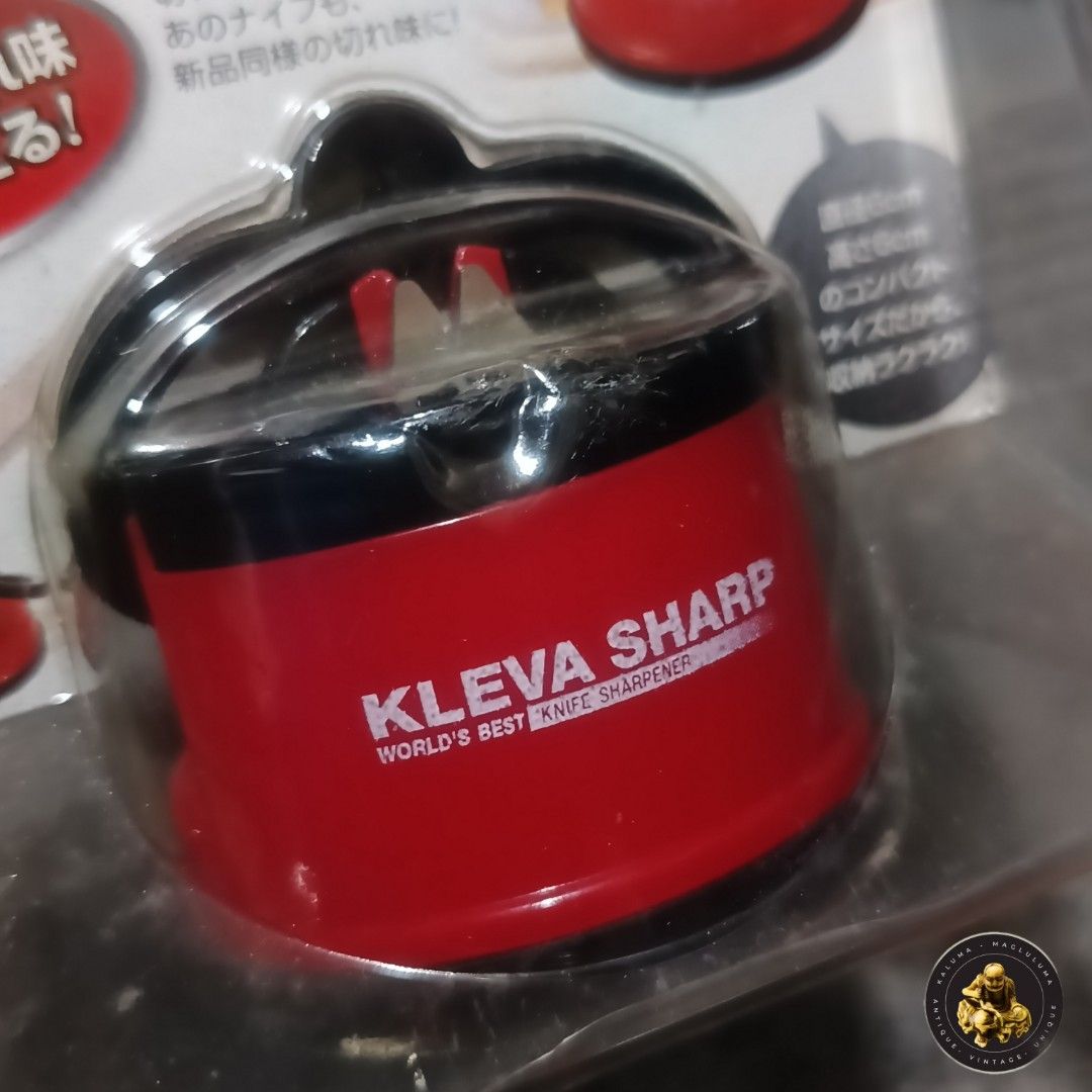 Bnew Kleva Sharp RED Kitchen Knife Sharpener With Suction Mini Deedee QVC (Category: Knives & Chopping Boards) located in Meycauayan. Submitted by ka_luma (Listing ID 1451706654, Image 3). Description: Brand New Unused.