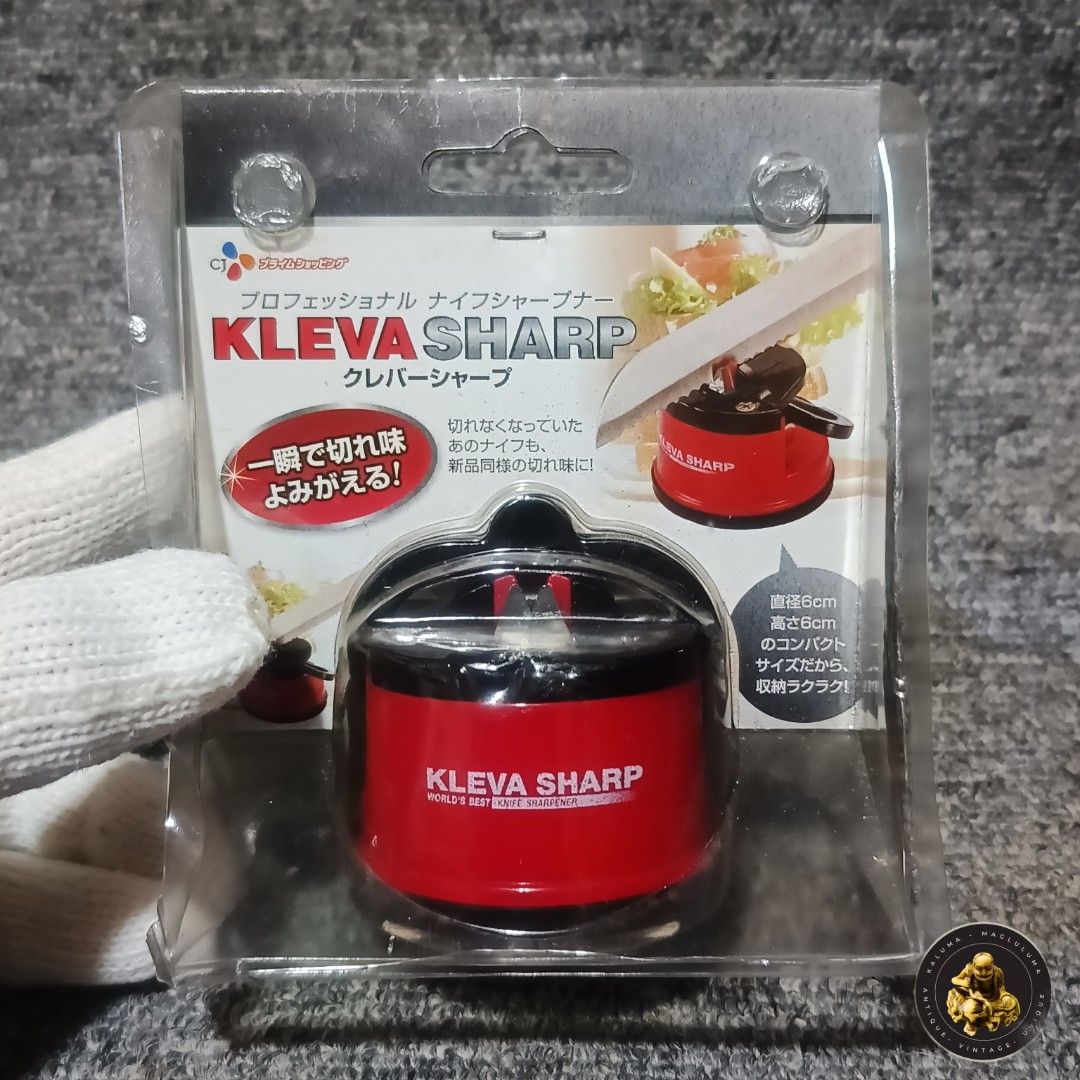 Bnew Kleva Sharp RED Kitchen Knife Sharpener With Suction Mini Deedee QVC (Category: Knives & Chopping Boards) located in Meycauayan. Submitted by ka_luma (Listing ID 1451706654, Image 1). Description: Brand New Unused.