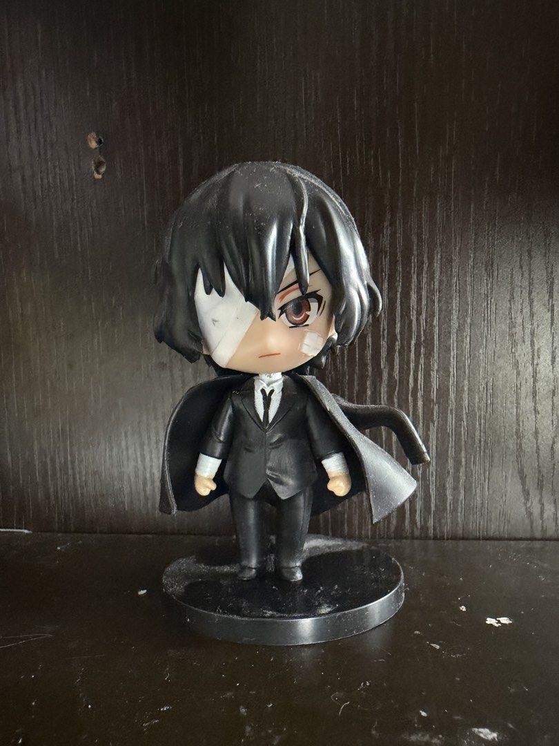 Bungo Stray Dogs Dazai Chibi Figure (Category: Figurines & Statues) located in Mandaluyong City. Submitted by nfwmb22 (Listing ID 1451763009, Image 2). Description: ❗️READ FIRST ❗️ RFS: i’m over it 😢 notes: - Dazai Chibi Figure from Bungo Stray Dogs - Port Mafia Dazai - Has just been on display for 2 years - just a little dusty 😅 pm me for more info - shipping shouldered by buyer - MOP: Gcash/Gotyme - 2 day reservation only - only offer if you’