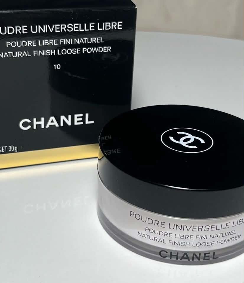 CHANEL Loose Powder (Category: Makeup) located in Bulacan. Submitted by shopwithme_23 (Listing ID 1451739879, Image 1). Description: 🌸 CHANEL LOOSE POWDER • with box • shade 10 ▫️3,000 only ✨ ▫️+190 for paperbag.