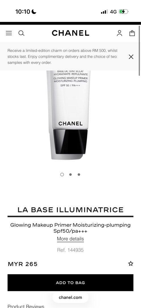 chanel primer (Category: Makeup) located in Ipoh. Submitted by francescalqr95 (Listing ID 1451743336, Image 3). Description: -HELPING A FRIEND SELL ‼️‼️ -no fussy buyer, no rush postage!! -pay first, then ill post out.