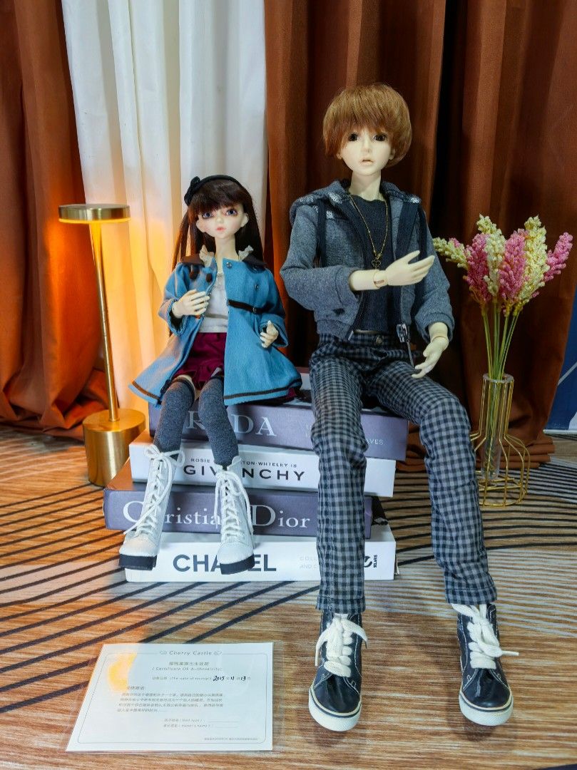 Cherry Castle Ball-Jointed Dolls (BJD (Category: Figurines & Statues) located in Baguio. Submitted by ashzachary (Listing ID 1451850116, Image 1). Description: 🌸 FOR ADOPTION 🌸 Cherry Castle Ball-Jointed Dolls (BJD) Looking for a loving new home. 🏡💕 💙 Cherry Castle Girl BJD 📏 Approx. 45cm ✅ Complete outfit ✅ Includes Certificate of Authenticity (COA) ✅ Good condition ✅ Jointed body, fully posable ✅ Includes extra parts & accessories (as sho