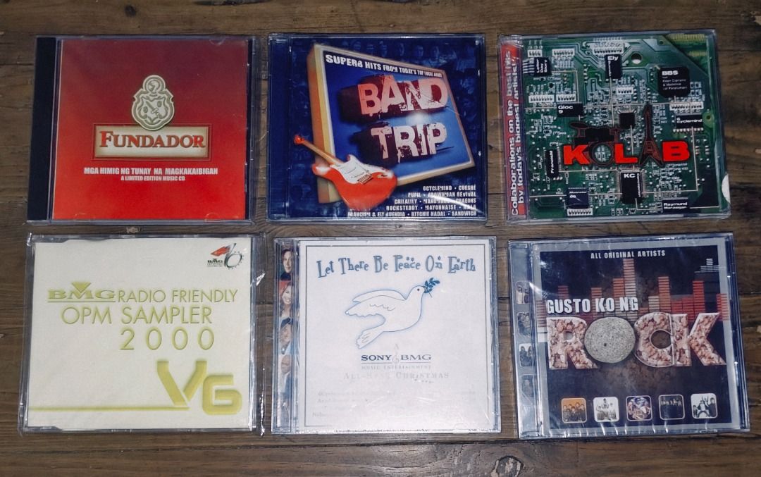 compilation cd (Category: Other Audio Equipment) located in Quezon City. Submitted by FuelAndFire (Listing ID 1451741610, Image 1). Description: all sealed except fundador & sampler (mint). take all 1500.