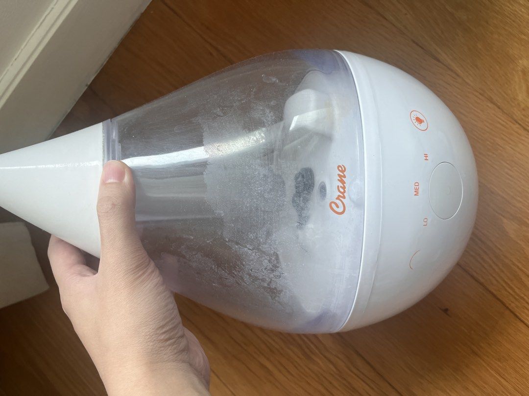 Crane Humidifier with Sound Machine (Category: Air Purifiers & Dehumidifiers) located in Makati City. Submitted by yp_itachi (Listing ID 1451701332, Image 2). Description: Fully functioning Water buildup but cleanable Comes with 3x official aromatherapy sticks Price is negotiable. Rfs: not being used anymore Meetup: Greenbelt, Glorietta MOP: GCash, BDO, BPI Delivery shouldered by buyer.