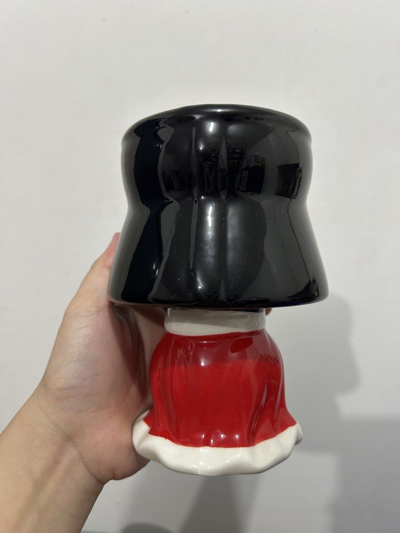 Darth Vader Ceramic Mug (Category: Coffee & Tea Tableware) located in Makati City. Submitted by michellecollado07 (Listing ID 1451892310, Image 2). Description: - Cool Darth Vader mug - Black ceramic with red cape detail - Ideal for any Star Wars fan - Perfect for coffee or tea - Unique collectible item.