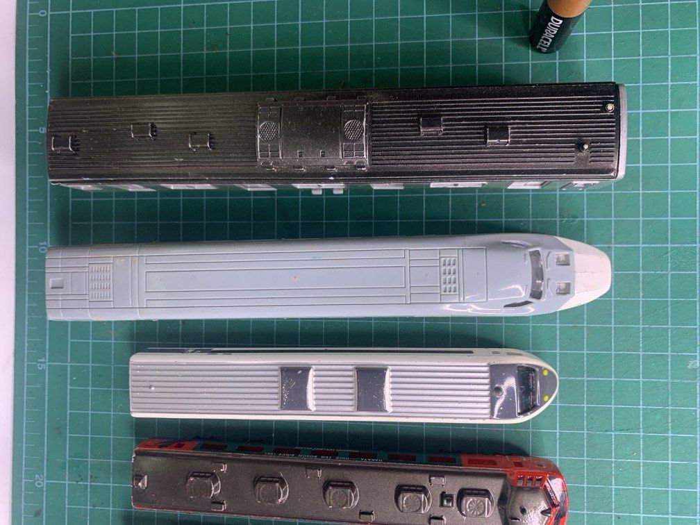 Diecast Trains - Assorted Make (Category: Vehicle & Diecast Models) located in Carmona. Submitted by bihira (Listing ID 1451790114, Image 3). Description: Diecast Trains - Assorted Make - WYSIWYG - Tomica Tomy - 1:198 - 2008 - Vietnam - Tomy - 1:180 - Japan - Tomy - 1:120 - Japan - Tomy - 1:140 - Japan - Tomy - 1:180 - Japan - Sega - Diapet - China - Sega Toys - Diapet - Japan - Diecast Metals - sold as set / set of 7.