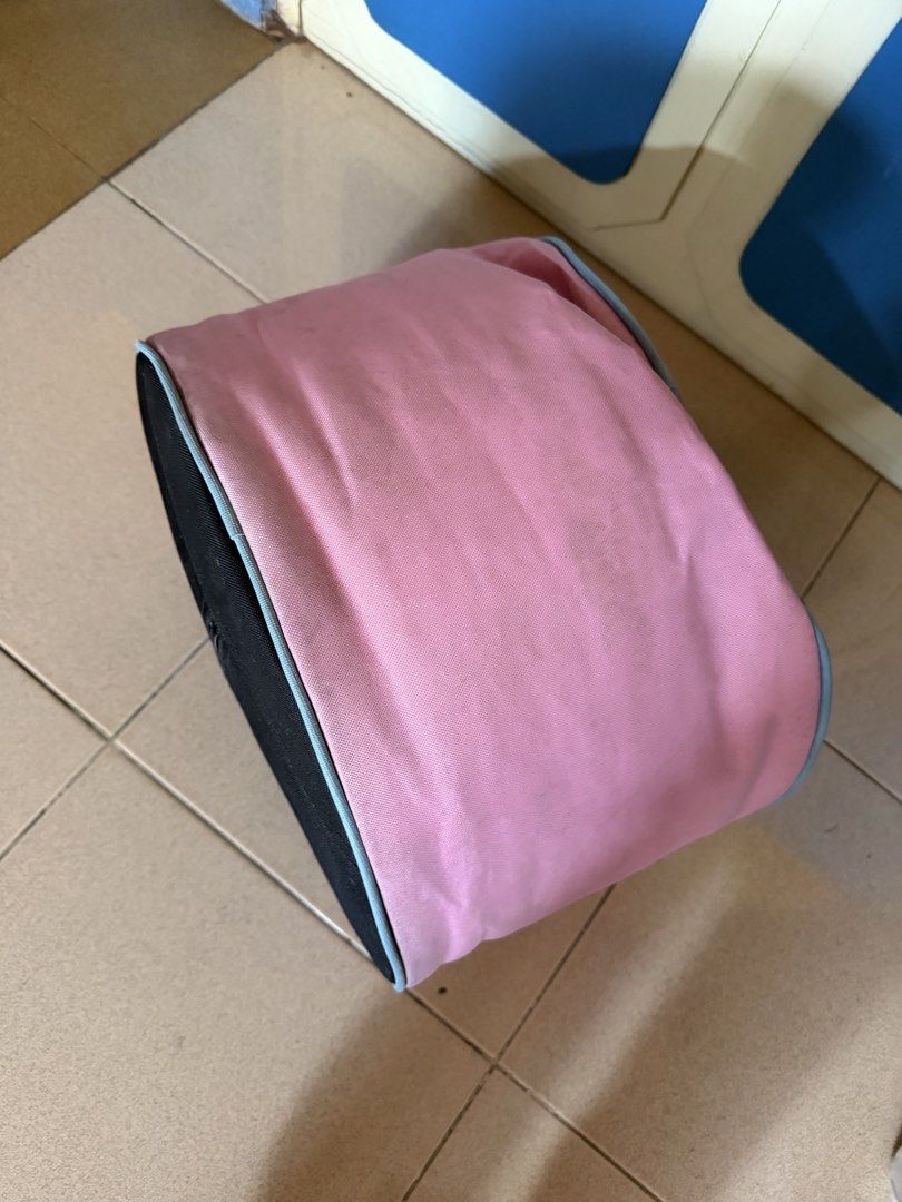 Disney Cinderella Pink Ottoman Footrest (Category: Chairs) located in Quezon City. Submitted by eleventwelveph (Listing ID 1451851583, Image 2). Description: - Adorable pink storage ottoman featuring Cinderella - Perfect for kids' rooms or play areas - Doubles as a footrest or extra seating - Features a convenient hidden storage compartment - Shows some signs of wear, but fully functional - A must-have for any Disney enthusiast needs some cleanin