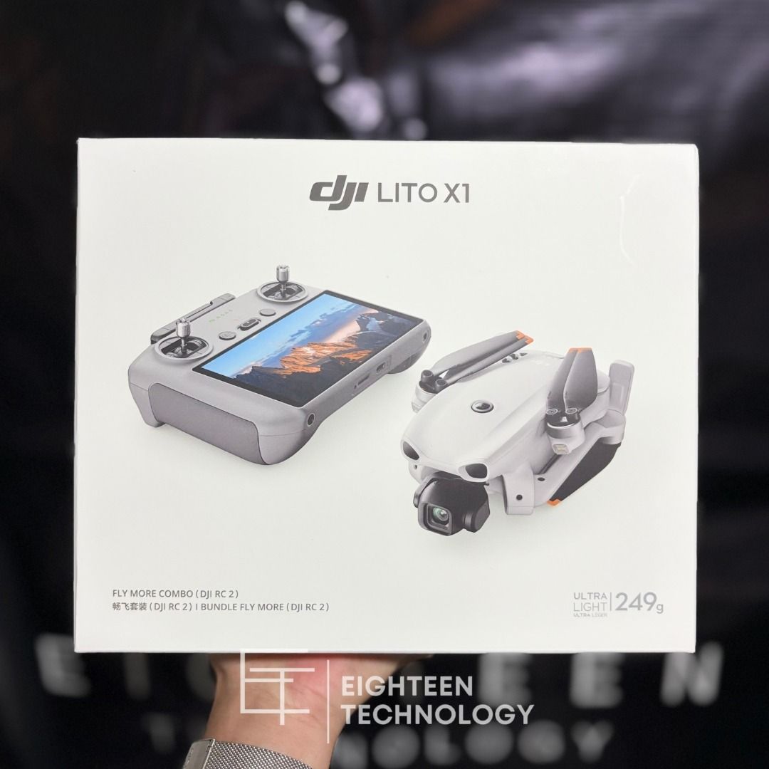 DJI LITO X1 Fly More Combo (DJI RC 2) (Category: Drones) located in Caloocan City. Submitted by lei_18tech (Listing ID 1451714605, Image 2). Description: 𝘾𝙖𝙥𝙩𝙪𝙧𝙚 𝙚𝙫𝙚𝙧𝙮 𝙢𝙤𝙢𝙚𝙣𝙩 𝙛𝙧𝙤𝙢 𝙖 𝙣𝙚𝙬 𝙥𝙚𝙧𝙨𝙥𝙚𝙘𝙩𝙞𝙫𝙚. Get the 𝘿𝙅𝙄 𝙇𝙞𝙩𝙤 𝙓1 𝙁𝙡𝙮 𝙈𝙤𝙧𝙚 𝘾𝙤𝙢𝙗𝙤 (𝘿𝙅𝙄 𝙍𝘾 2) today! 📍 Imus, Cavite 🚚 Nationwide Shipping 📩 Message Eighteen Technology for pricing and availability..