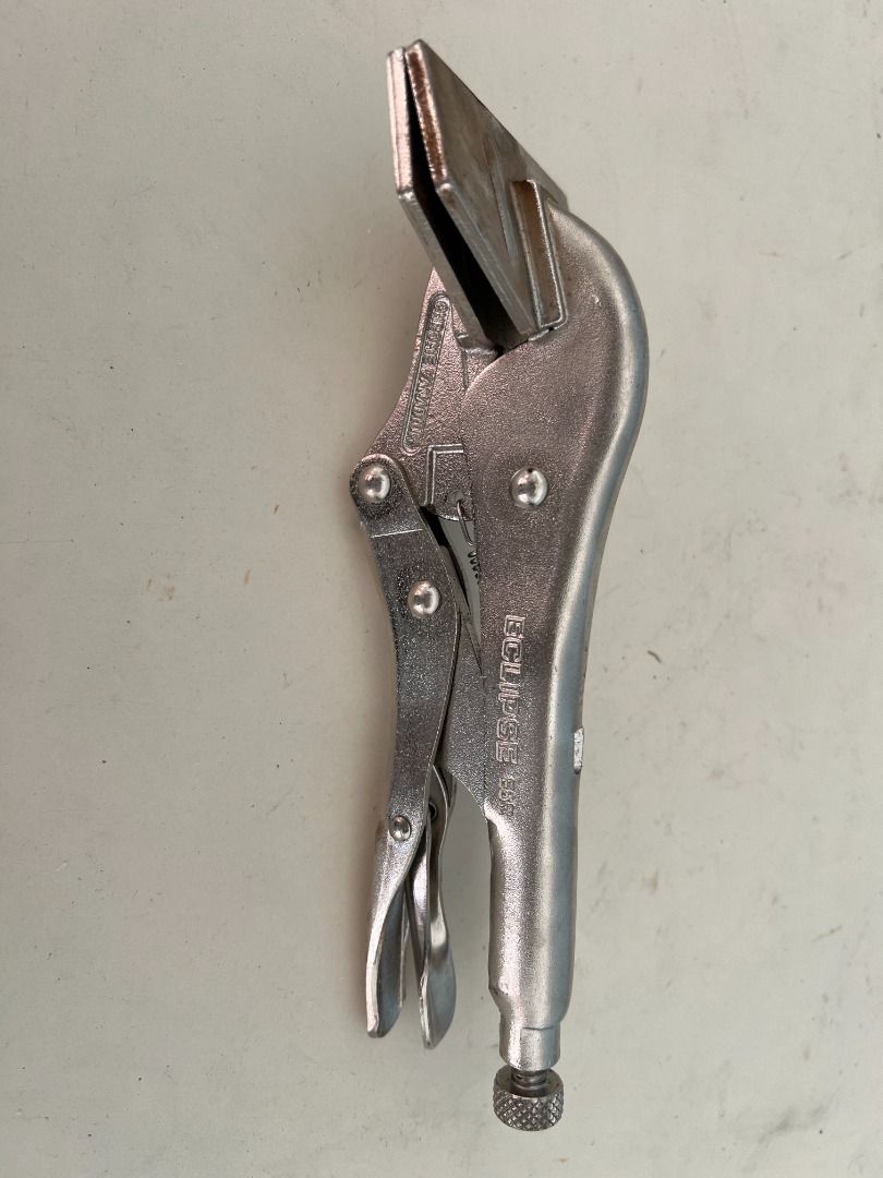Eclipse Locking Pliers (Category: Home Improvement Tools & Accessories) located in Kuala Lumpur. Submitted by vtthousevi81347 (Listing ID 1451844198, Image 1). Description: - Eclipse locking pliers. - Ideal for gripping and cutting tasks. - Constructed from durable metal for longevity. - Shows minor signs of use but remains fully functional. - A reliable addition to any toolbox..