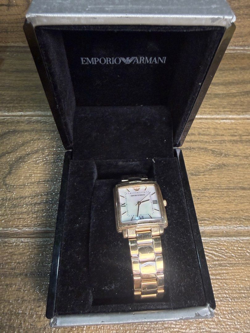 Emporio Armani Watch (Category: Luxury Watches) located in Quezon City. Submitted by fashionifywardrobe8899 (Listing ID 1451862289, Image 2). Description: .