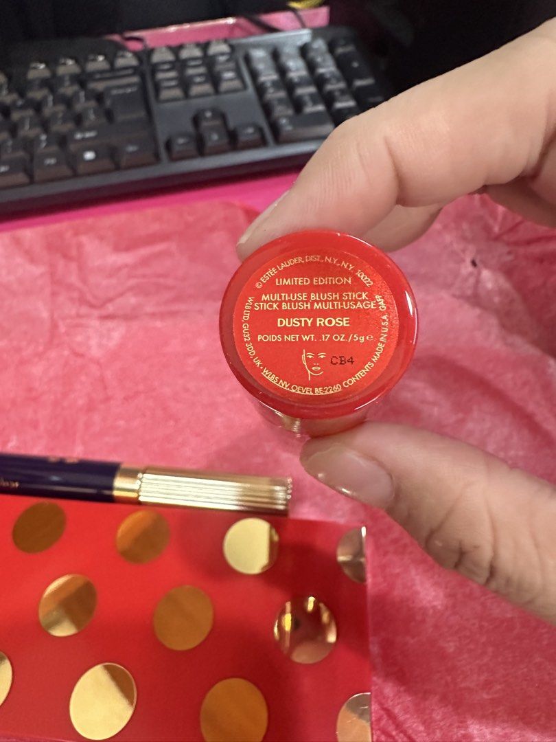 Estee Lauder Make up (Category: Makeup) located in Tandag. Submitted by kawaiispreloved (Listing ID 1451740441, Image 2). Description: Selling individually. Im not into Eyeshadow and Mascara. EL MULTI-USE BLUSH STICK IN DUSTY ROSE - 1500 EL GLAM EYESHADOW PALETTE - 1,800 EL DOUBLE WEAR ZERO SMUDGE LENGTHENING MASCARA - 1,800 ❌sold❌.