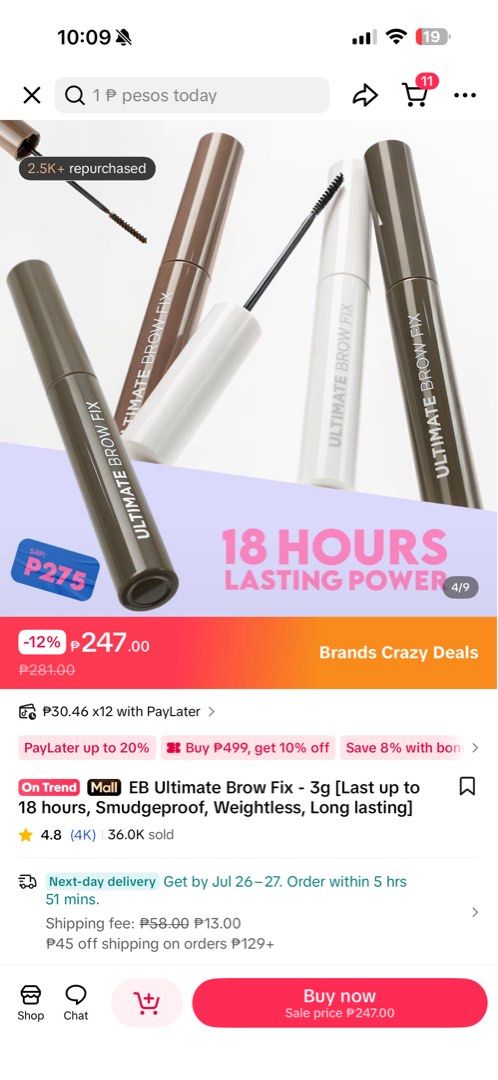 Ever Bilena Lasting Power Gel in Clear (Category: Makeup) located in Bulacan. Submitted by karisma_noverra (Listing ID 1451710103, Image 3). Description: Unused. I have a lot of brow products.