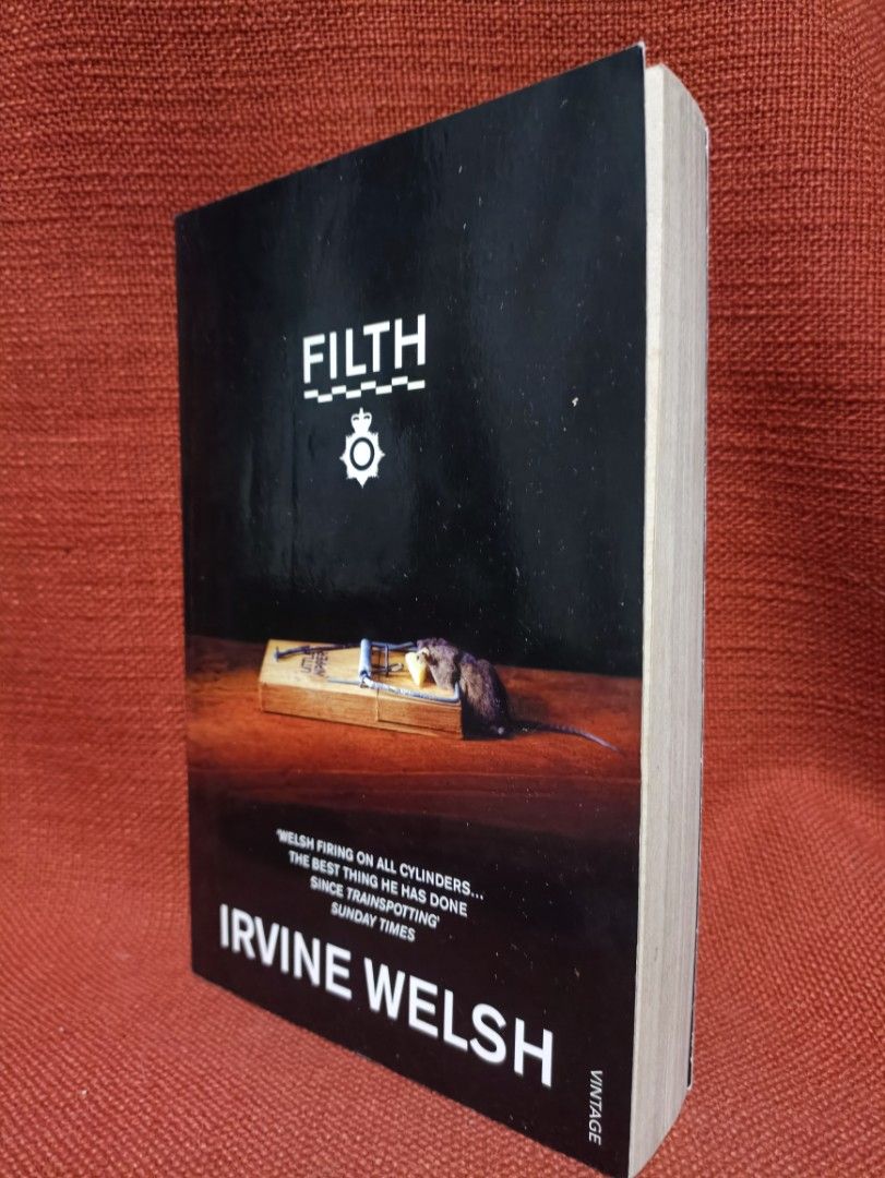 Filth by Irvine Welsh Vintage Paperback (Category: Storybooks) located in Manila. Submitted by krishna_ayanami (Listing ID 1451867683, Image 2). Description: - Vintage paperback edition of Irvine Welsh's Filth. - Gripping and classic novel for fans of gritty fiction. - Minor wear on the cover. - Pages are clean and intact..