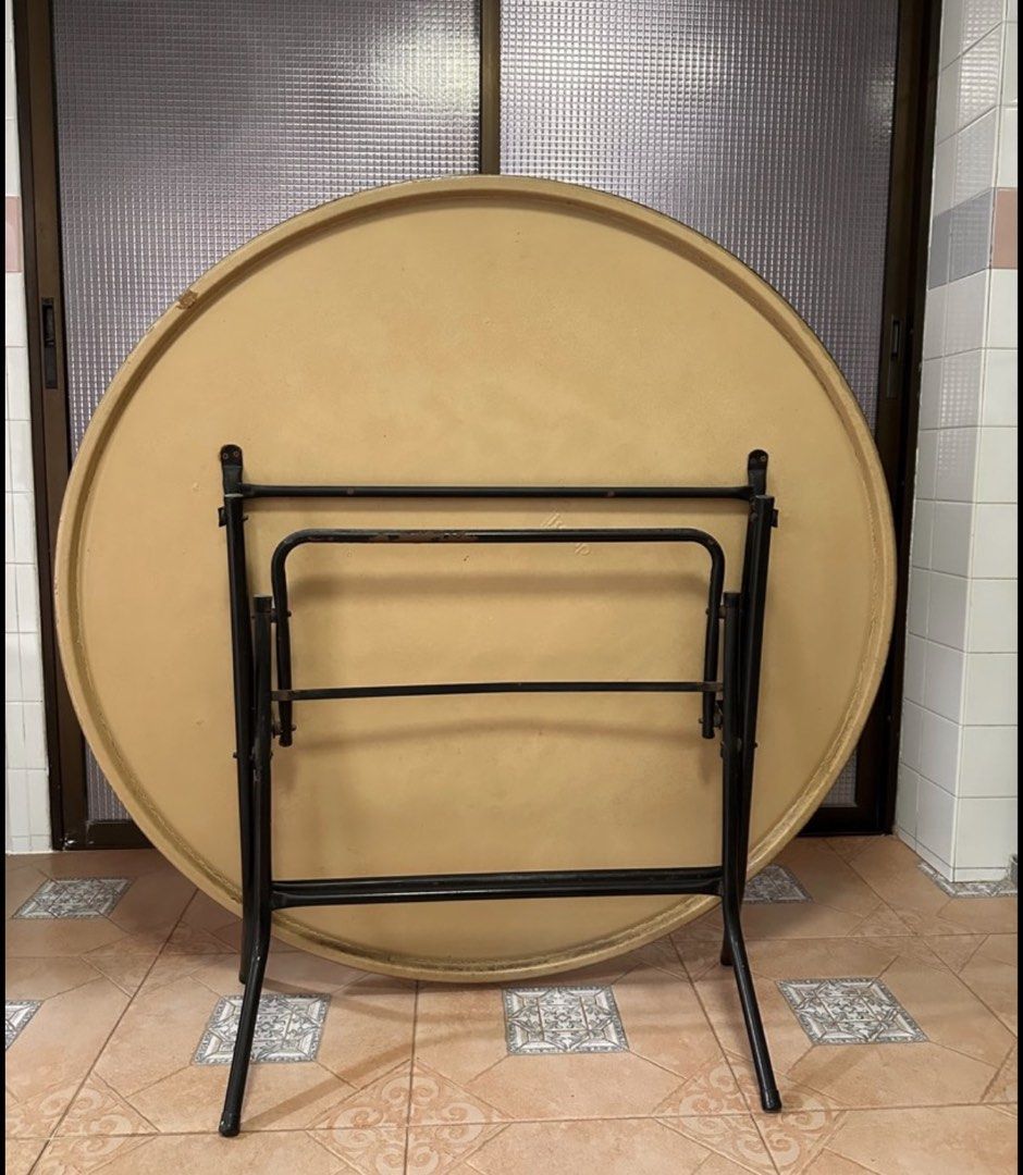 Foldable Table (Category: Tables & Sets) located in Singapore. Submitted by hannyci (Listing ID 1451736291, Image 2). Description: Thicken wooden table top. Good quality and well maintained. Best for gathering. Table top Dimension: 120cm Legs width: 75cm Foldable. Please arrange own delivery and pick up..