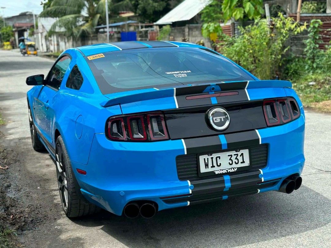 Ford Mustang 5.0 GT Coupe (A) (Category: New Cars) located in Manila. Submitted by melvinco. (Listing ID 1451706629, Image 2). Description: Ford Mustang GT 5.0 Blue ✅ 16,000 mileage Procharger kit stage 2 worth 600k Ceramic coated 20s Mags Continental Tires Cold case performance radiator Borla Full System Speedworks tuned.