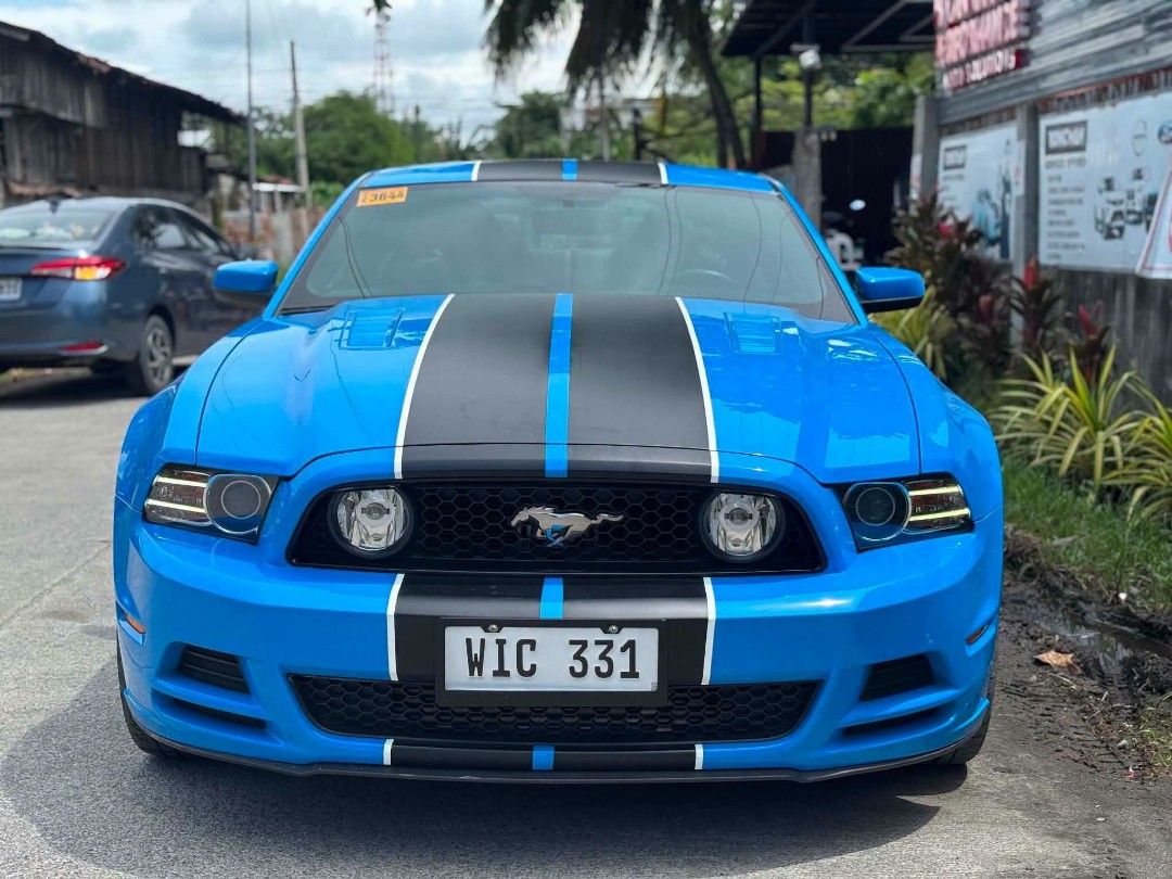 Ford Mustang 5.0 GT Coupe (A) (Category: New Cars) located in Manila. Submitted by melvinco. (Listing ID 1451706629, Image 1). Description: Ford Mustang GT 5.0 Blue ✅ 16,000 mileage Procharger kit stage 2 worth 600k Ceramic coated 20s Mags Continental Tires Cold case performance radiator Borla Full System Speedworks tuned.