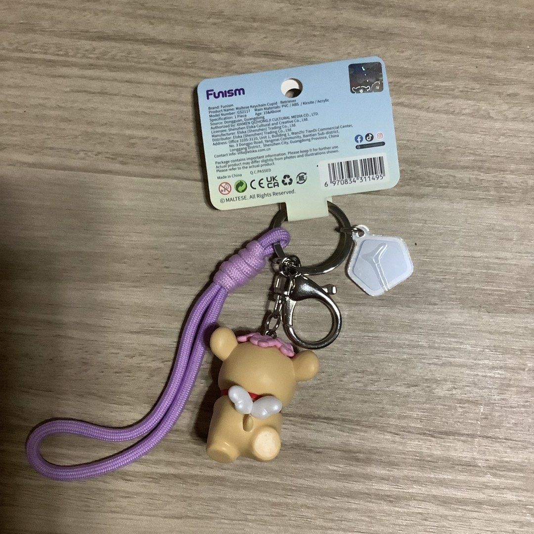 Funism Maltese dog bag charm (Category: Charms) located in Manila. Submitted by pmpmprn (Listing ID 1447690332, Image 2). Description: Brand new Authentic funism maltese dog bag charm.