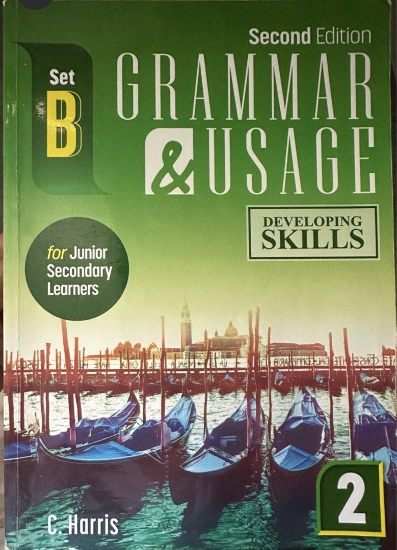 Grammar & Usage (Second Edition) Set B （分類：教科書）位於 Hong Kong。 由 chenchenchen123 提交（商品編號 1451857469，圖片 1）。簡介： 呢本係 Grammar & Usage 第二版，Set B，專為初中學生設計。書本有Developing Skills部分，幫你操練技巧。適合學生溫習英文文法同埋用法。書本狀況如圖，有興趣就快啲問啦！。