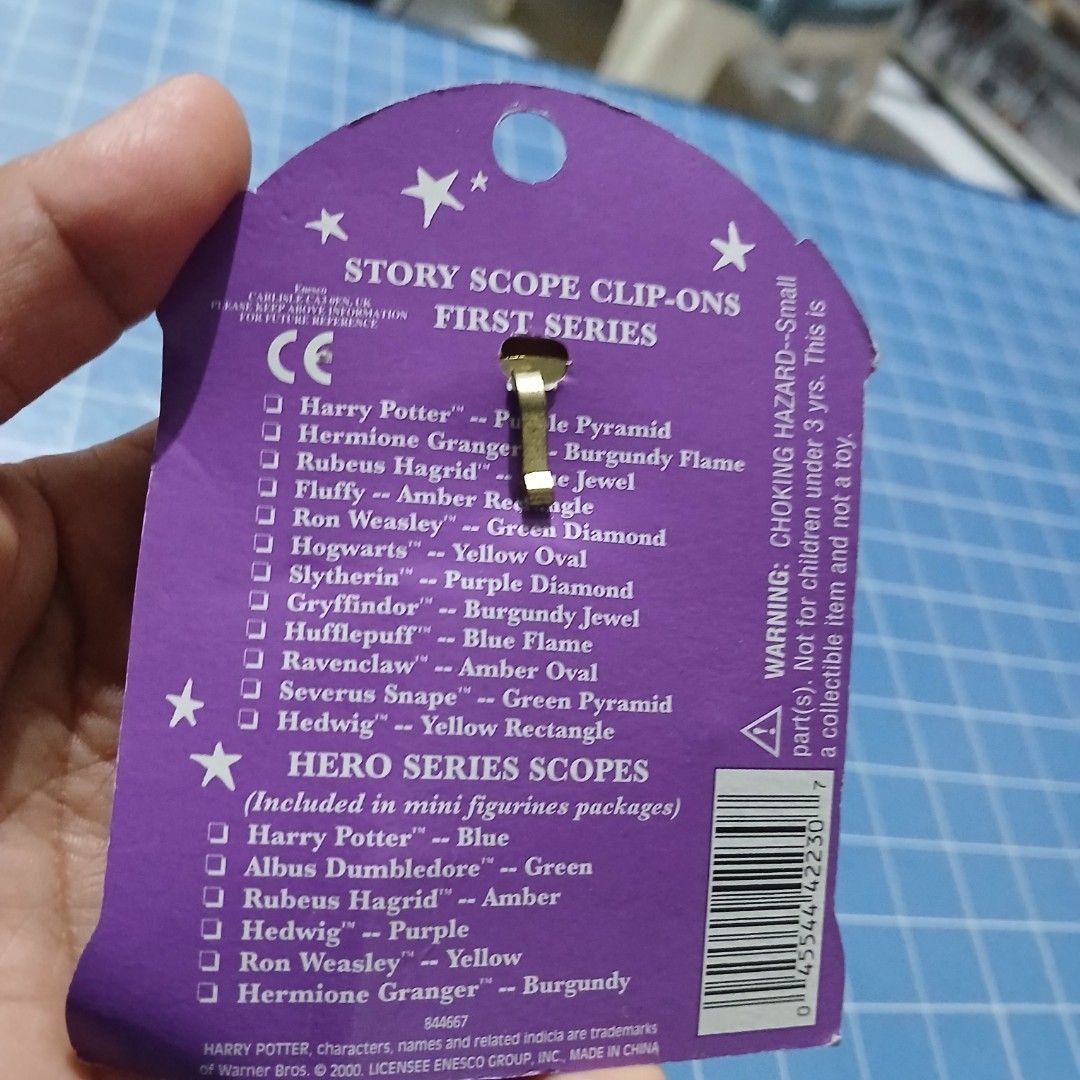 Harry Potter Story Scope Clips-Ons First Series (Category: Western Merchandise) located in Manila. Submitted by dories12d57986 (Listing ID 1451878202, Image 3). Description: •Please see other pics for details.