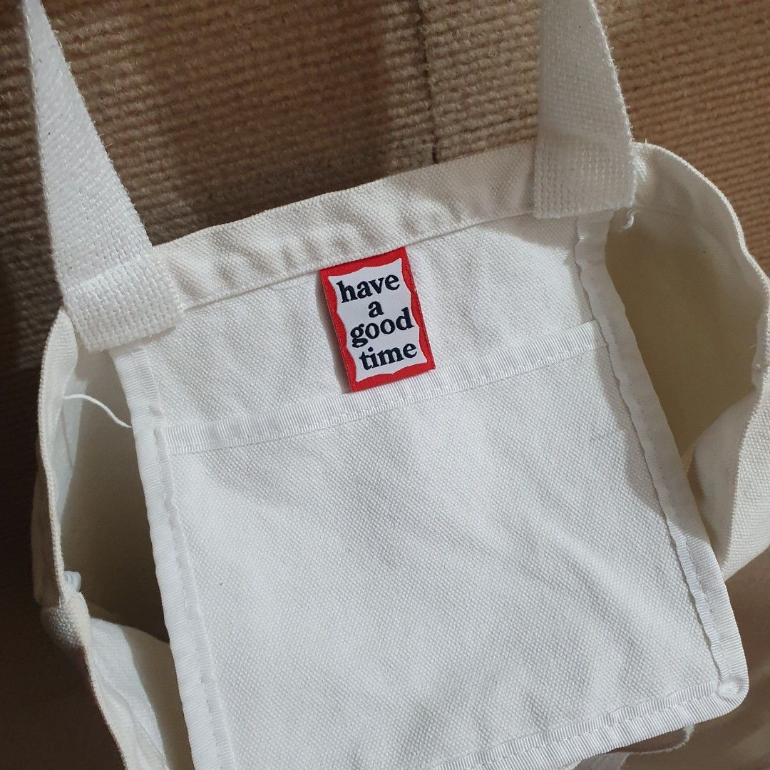 Have a good time tote bag (Category: Tote Bags) located in Cagayan de Oro. Submitted by calmo_ (Listing ID 1451737891, Image 2). Description: very good condition no issue need wash only.