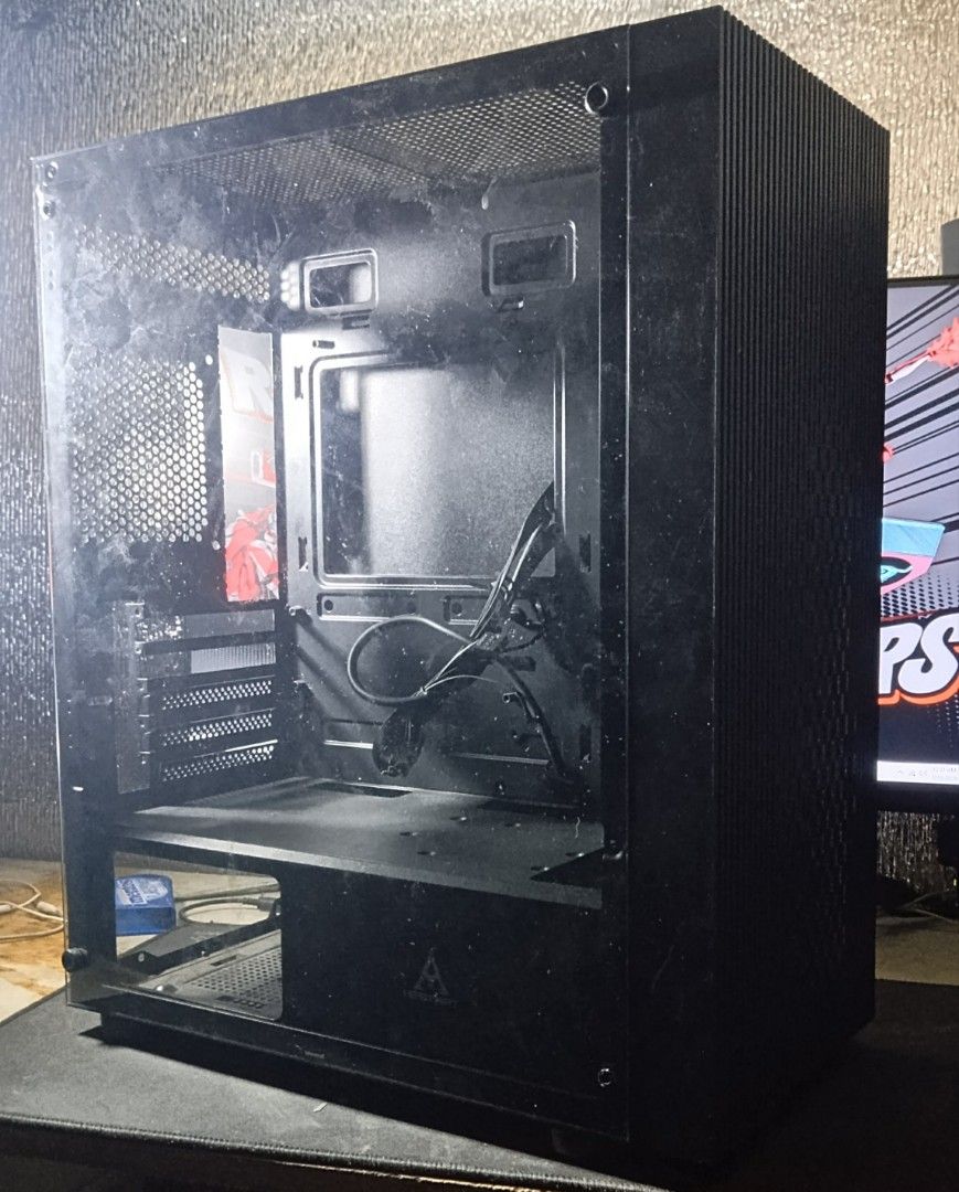 hestart mATX case with glass panel (Category: Computer Parts) located in Quezon City. Submitted by yamuyamu (Listing ID 1451751594, Image 3). Description: price negotiable! •mATX form factor — compatible with most budget motherboards •empered glass side panel (makinis pa) •good condition — no major dents, no rust •no issues — fully usable •perfect for budget location: marikina if pick up meetup: marikina bayan, cainta, pasig, cubao lalamove: (kay