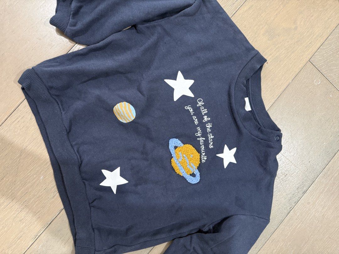 H&M baby sweater 12-18m (Category: Babies & Kids Fashion) located in Makati City. Submitted by nmvs1 (Listing ID 1451704723, Image 1). Description: H&m sweater 12-18months can fit till 2yo Worn once excellent condition.