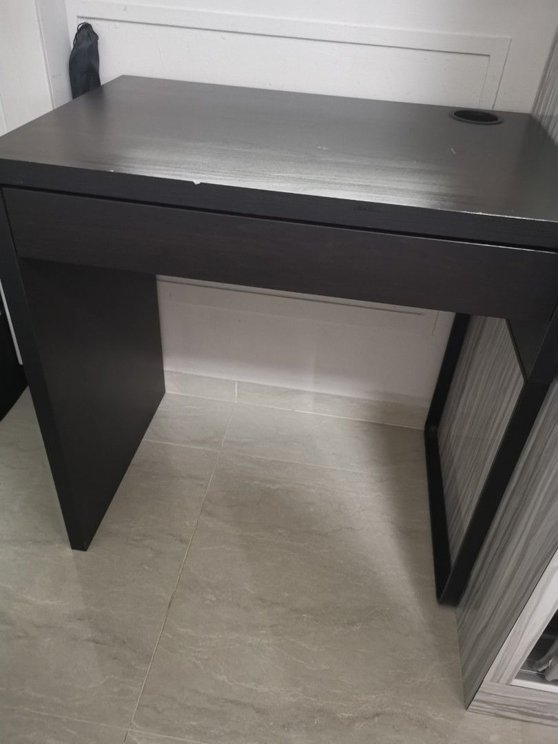 Ikea study (Category: Tables & Sets) located in Singapore. Submitted by dressyshoppy (Listing ID 1451792296, Image 1). Description: Stable desk. Have scratches on the surface..