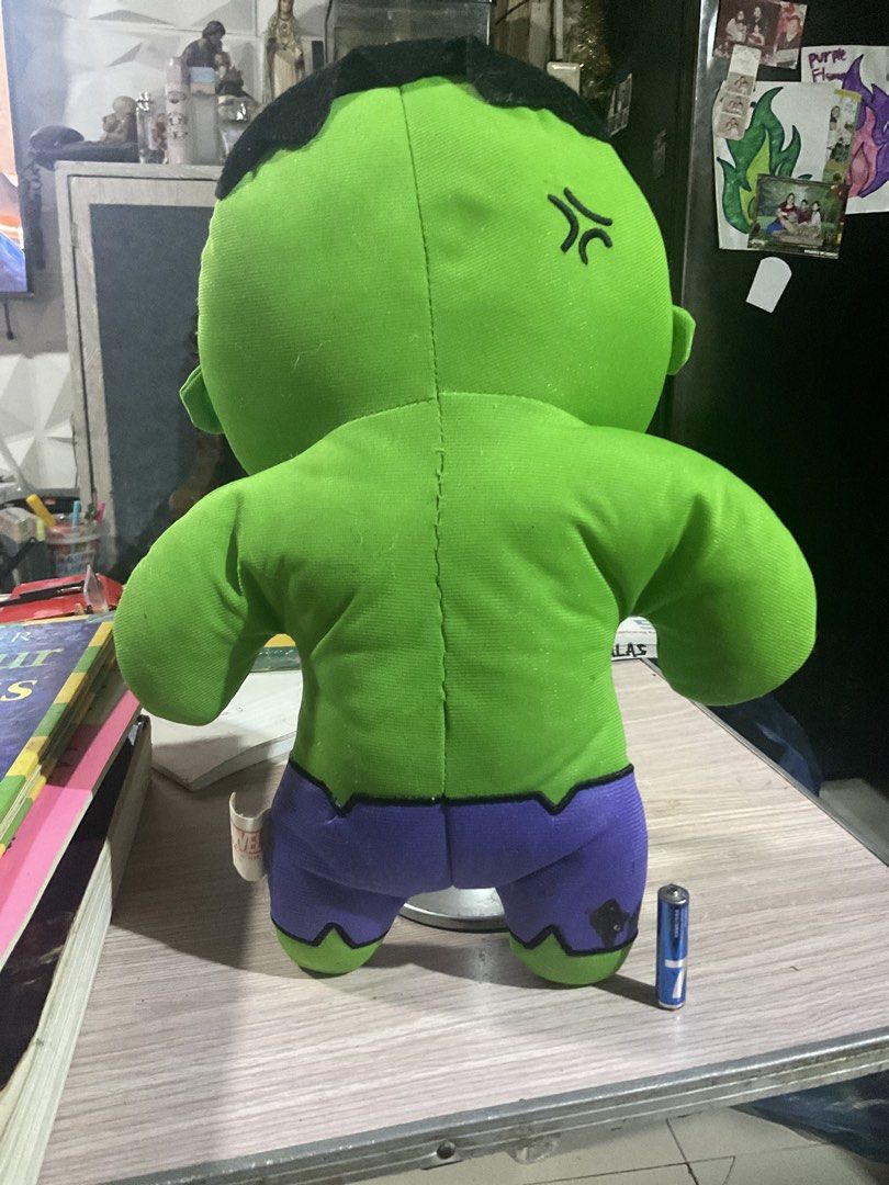 Incredible Hulk Plushie by Marvel (Category: Plushies & Soft Toys) located in Manila. Submitted by carlance (Listing ID 1451703754, Image 2). Description: Incredible Hulk plushie by Marvel Meet up at SM north Edsa or pick up at Project 7, Q.C..