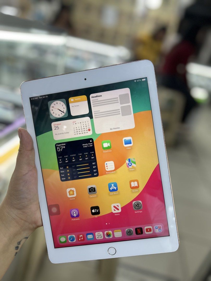 Ipad 6th gen (Category: iPad) located in San Juan City. Submitted by ace_gadgethub (Listing ID 1451827845, Image 3). Description: Ipad 6th 128gb Wifi use No issue Bawal lang i reset Pwede lagyan apple id.