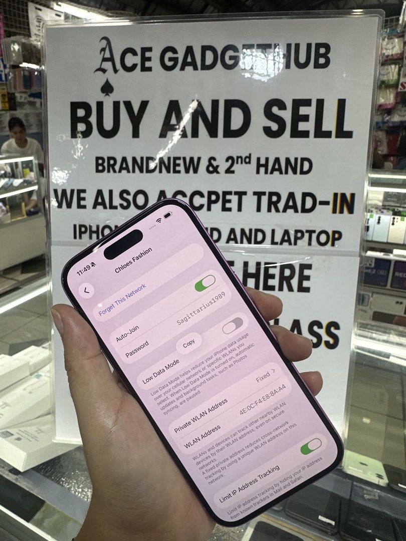 Iphone 16 256gb (Category: iPhone 16 Series) located in San Juan City. Submitted by ace_gadgethub (Listing ID 1451827613, Image 3). Description: Iphone 16 256gb Openline 87 batt.