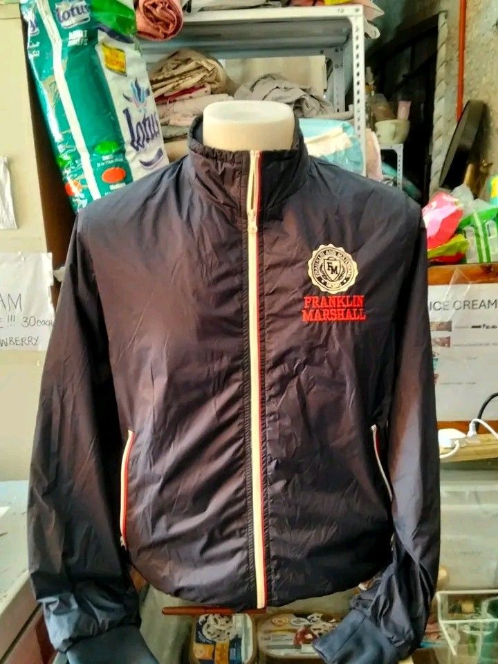 Jacket (Category: Coats, Jackets and Outerwear) located in Manila. Submitted by rubymielbona (Listing ID 1451787684, Image 3). Description: 🧥 Authentic Franklin & Marshall Jacket 🔥 Premium look. 💰 ONLY ₱700! 🤯 Sulit na sulit para sa branded jacket! ✔️ Comfortable fit ✔️ Perfect for everyday wear, travel & rainy days 📍 Visit Tindahan ng Biyaya 🕗 Store Hours: 8:00 AM – 8:00 PM.