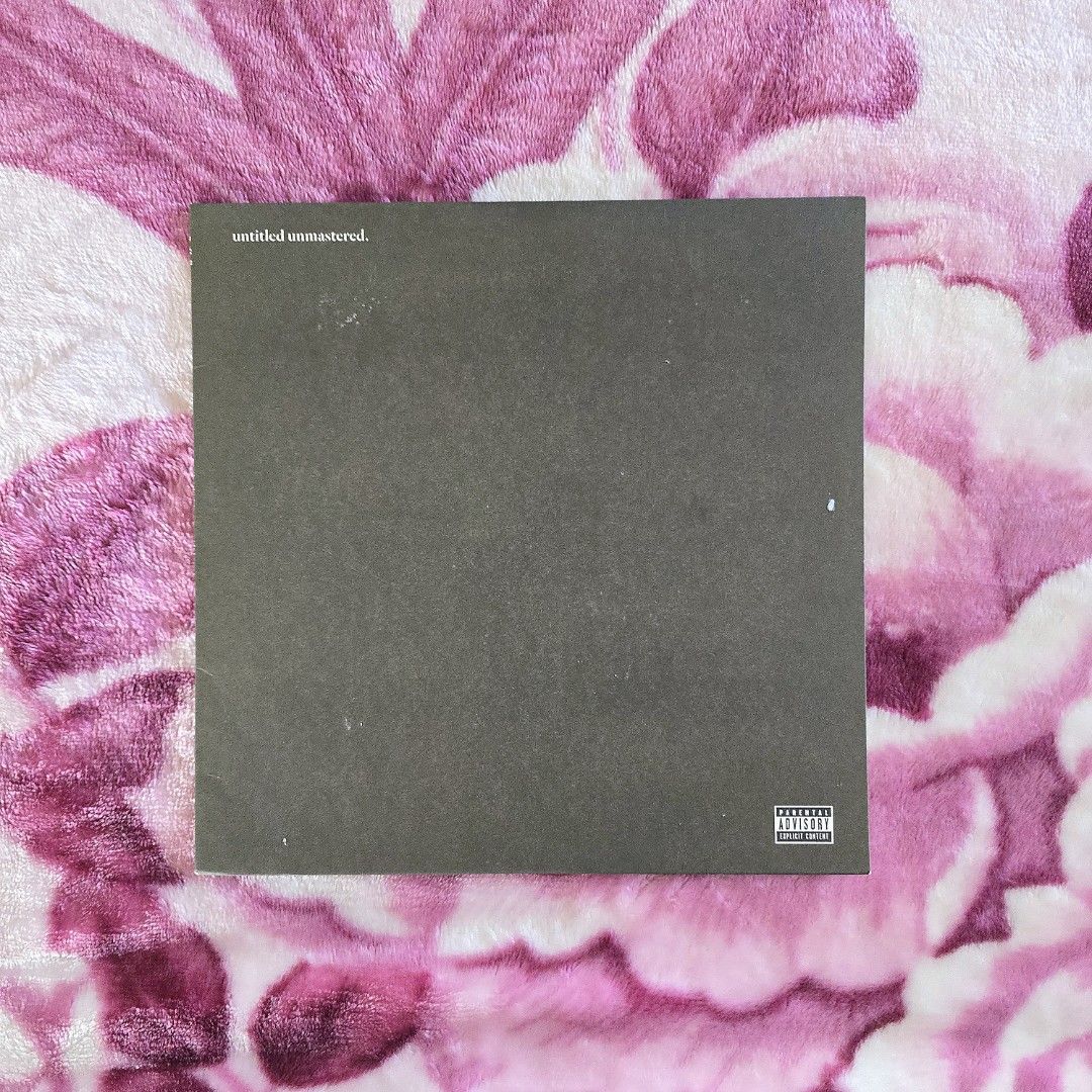 kendrick lamar 'untitled unmastered' vinyl record (Category: Vinyls) located in Cagayan de Oro. Submitted by lovedletter (Listing ID 1451721426, Image 2). Description: bought from satchmi years ago. does not come with a sleeve. last price posted. mop: gcash only loc: cagayan de oro mod: j&t/maxim (if local) will be shipped wrapped in cardboard. rfs: my player is broken and it's too expensive to fix 🔖 music turntable collection.