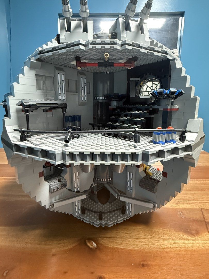 Lego UCS Star Wars Death Star 75159 (Category: Lego & Building Sets) located in Pasig City. Submitted by kief23 (Listing ID 1438015556, Image 3). Description: - Lego UCS Star Wars Death Star 75159 -99% complete. As Is - No minifigures - Features multiple levels and interior scenes - Includes various vehicles and figures - Great for Star Wars LEGO collectors.