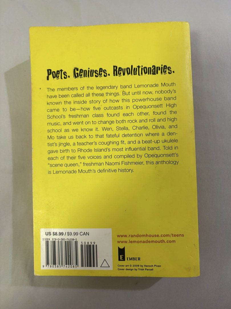 Lemonade Mouth (Category: Western Merchandise) located in Antipolo. Submitted by thrufty (Listing ID 1451871731, Image 2). Description: .
