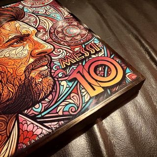 Lionel Messi CR7 : Motivational Football Poster Frame Collection item 1