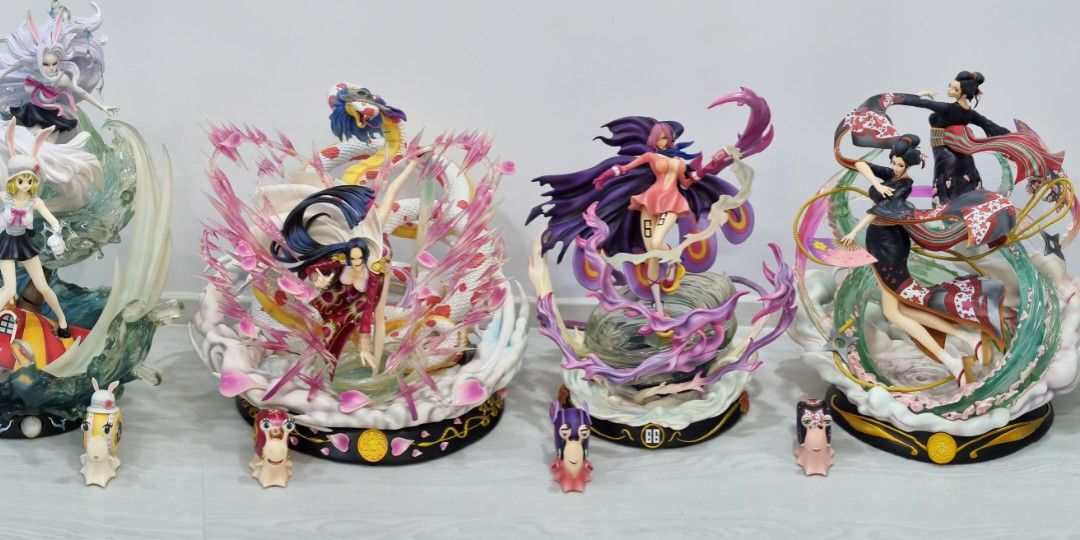 Magic Cube Studio (Category: Toy Figures) located in Singapore. Submitted by lelouchxiii (Listing ID 1451738664, Image 1). Description: - Set of Magic Cube Studio - Detailed collectible statues - Ideal for any One Piece fan's display - Selling as a complete lot - no box - Self collection.
