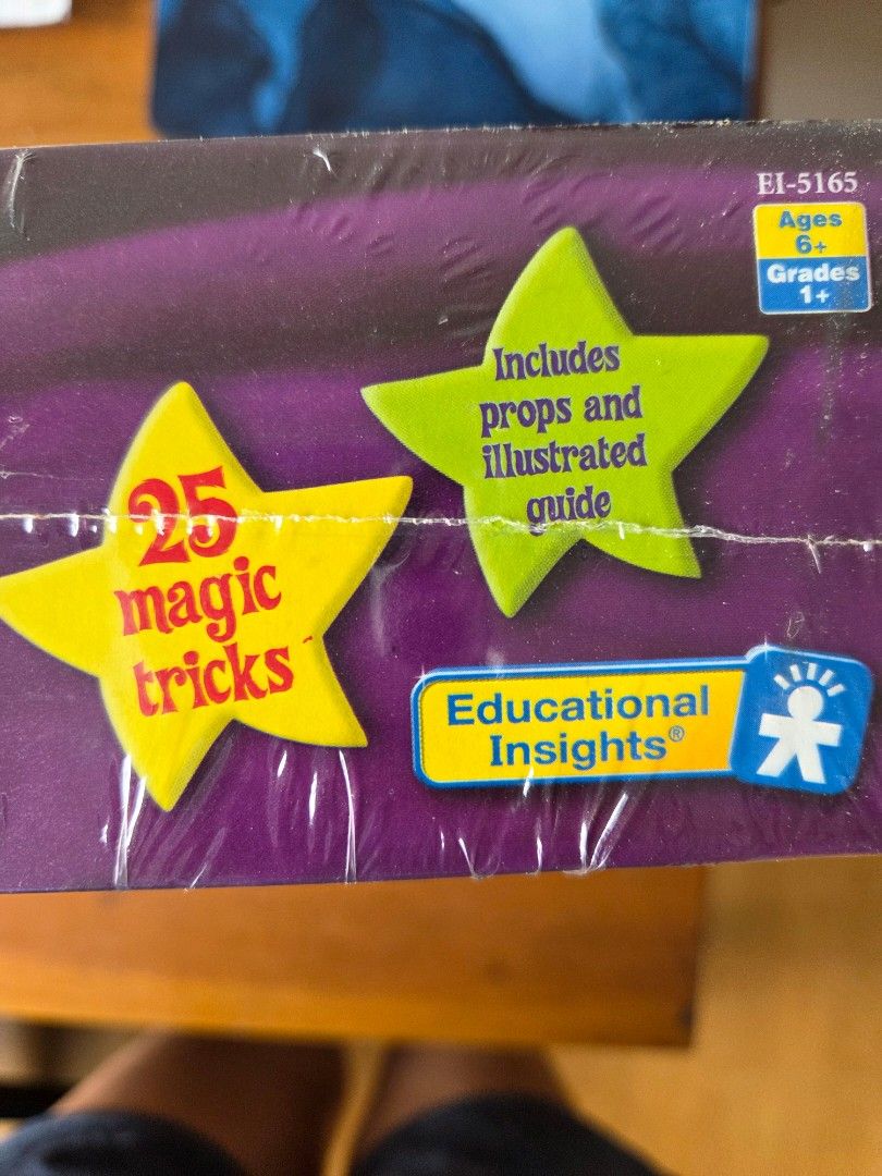 Magic Show - 25 Easy Magic Tricks for Children (Category: Educational & Learning Toys) located in Makati City. Submitted by kanixa (Listing ID 1451724346, Image 3). Description: - Amaze your audience with 25 easy-to-learn magic tricks! - Comes with over 30 durable props, including a magic wand, linking rings, and cups. - Features colorful, illustrated step-by-step instructions for easy guidance. - Includes a handy carrying case for magic shows an