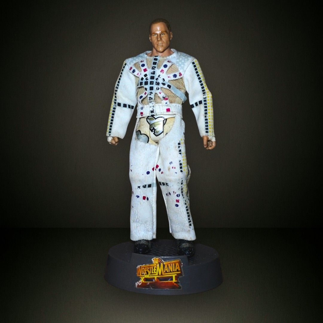 Mattel WWE Basic Figures | Entrance Greats | Shawn Michaels (Category: Figurines & Statues) located in General Trias. Submitted by ajansvault (Listing ID 1451792136, Image 1). Description: NOTES: • ONHAND | LOOSE | WYSIWYG • Flaky outfit • Figure needs cleaning • Stand needs battery replacement • Request actual photos via PM • Installments are available (up to 4 weeks) • Shipping fee must be shouldered by the buyer PAYMENT METHODS: Gcash / Maya /