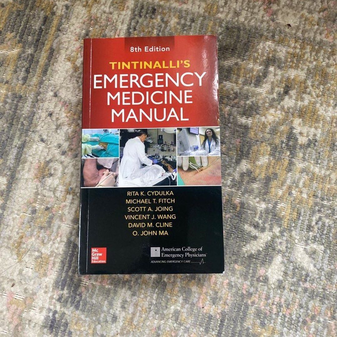 Medbook Emergency Medicine textbook (Category: Textbooks) located in Nilai. Submitted by farhana_alya (Listing ID 1264804527, Image 1). Description: .