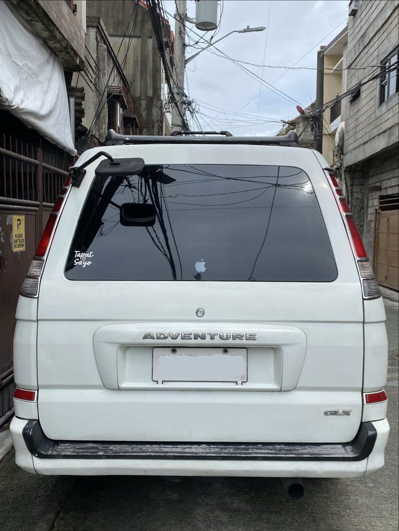 Mitsubishi Adventure GLX Manual (Category: Used Cars) located in Taguig. Submitted by deskandcloset (Listing ID 1451825626, Image 3). Description: RFS: Recently bought a new car and also with the same coding day. Price is NEGOTIABLE but please no lowball offers. Selling our well-maintained family vehicle. ✅ Cold Air Conditioning ✅ Reliable Daily Driver ✅ Spacious Interior – Perfect for Family Use or Business Known cosmetic issues: • Minor dents/s