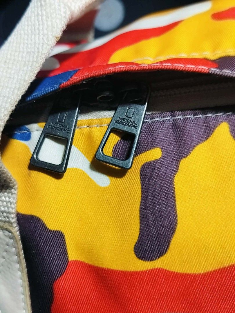 National Geographic Camo Backpack (Category: Backpacks) located in Manila. Submitted by rose_onlineshop28 (Listing ID 1451800933, Image 3). Description: Preloved, Adult bagpack.