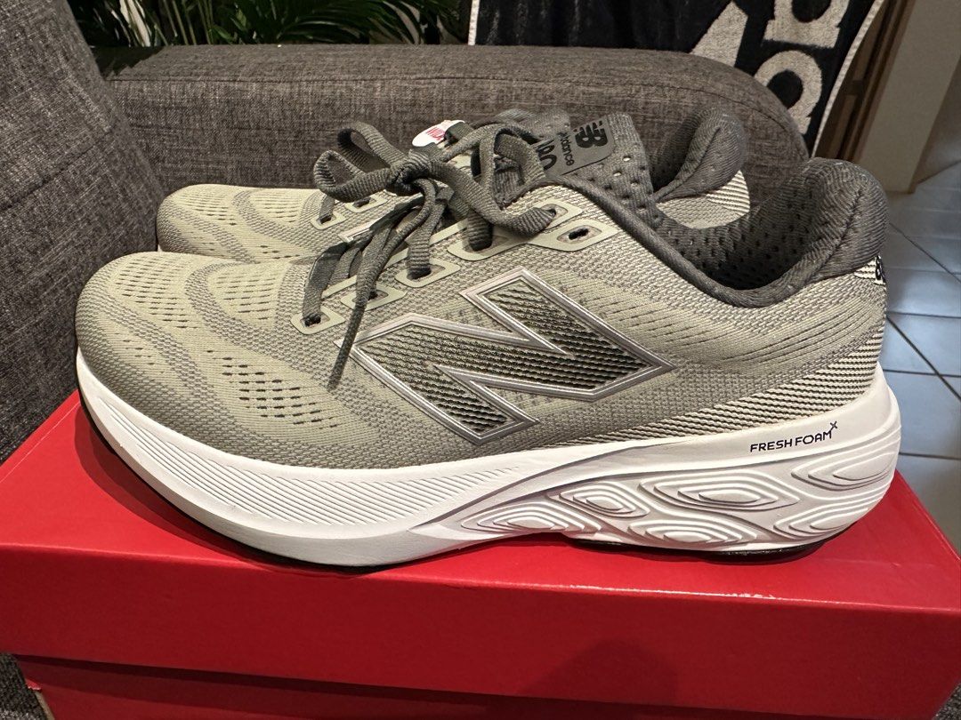 NB running shoes (Category: Sneakers) located in Pasig City. Submitted by trust_dailyph (Listing ID 1451756755, Image 2). Description: Size 8 mens bnew with box Loc: Pasig.
