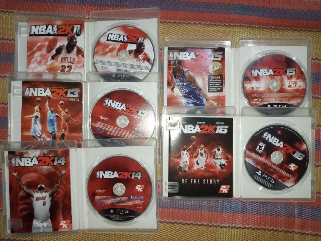 NBA 2k Bundle (Category: PlayStation) located in Cagayan de Oro. Submitted by baksee (Listing ID 1451861105, Image 3). Description: Take all for 1k NBA 2k11, 2k13, 2k14, 2k15, 2k16 May visible scratches lang sa 2k11. Faded na rin yung sides ng artwork. Di ko na ma test, sira na PS3 BUY AT YOUR OWN RISK.